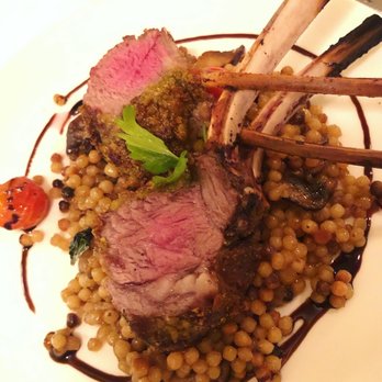 Amalia's Authentic Italian Restaurant - Pistachio crusted Rack of lamb with couscous - Italian Near Me - Wake Forest, North Carolina