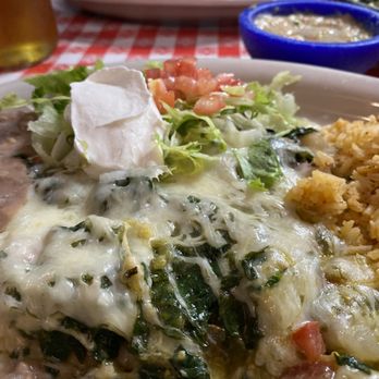 Las Cazuelas Mexican Restaurant - Spinach yummy! - Mexican Near Me - Austin, Texas