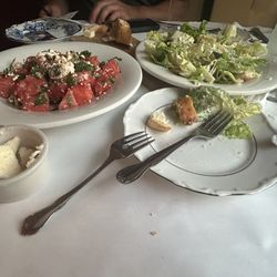 Bacari - Daily salad, Caesar salad a baguette and "truffle butter"