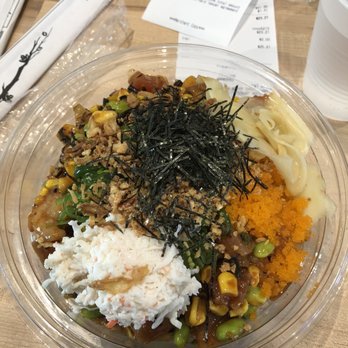 Pokeworks - Poke bowl with Spicy Ahi and Shrimp - Poke Near Me - Peachtree Corners, Georgia Pokeworks - Poke bowl with Spicy Ahi and Shrimp - Poke Near Me - Peachtree Corners, Georgia