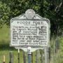 Photo of Woods' Fort Historical Marker
