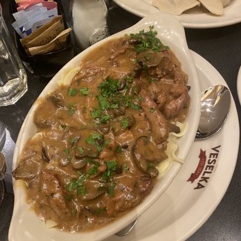 Veselka - Beef Stroganoff - Ukrainian Near Me - New York, New York