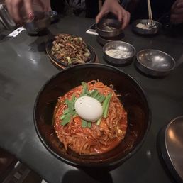 N1. Spicy Cold Chewy Noodles/ 쫄면 B2. Bul Go Gi / 불고기 N1. Spicy Cold Chewy Noodles/ 쫄면 B2. Bul Go Gi / 불고기