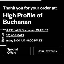 Confirmation that my order was received.