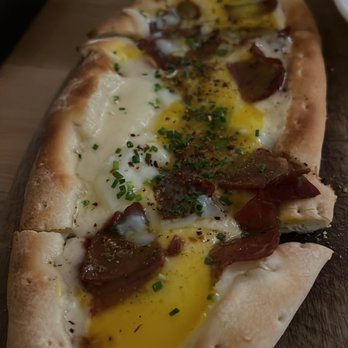 Zaytinya - Egg and Pastirma Pide - Greek Near Me - Washington, DC, District of Columbia