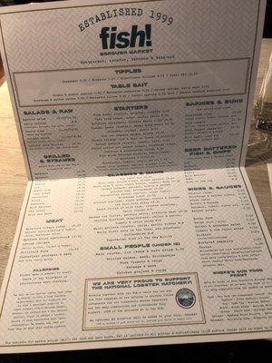 Menu photo 8 fish! London, XGL Menu photo 8 fish! London, XGL