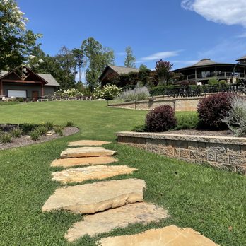 Mountain Brook Vineyards - Lawn area looking back towards the building. - Wineries Near Me - Tryon, North Carolina Mountain Brook Vineyards - Lawn area looking back towards the building. - Wineries Near Me - Tryon, North Carolina