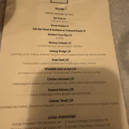 Menu Menu