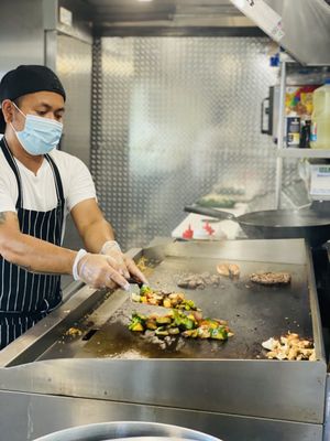 Yatai Hibachi Food Trailer by null