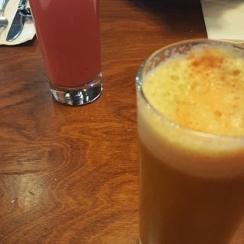 Blueberry Hill Breakfast Cafe - Strawberry and Orange juice. Apple, celery and carrot juice - Breakfast & Brunch Near Me - Oak Brook, Illinois Blueberry Hill Breakfast Cafe - Strawberry and Orange juice. Apple, celery and carrot juice - Breakfast & Brunch Near Me - Oak Brook, Illinois