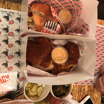 Howlin' Ray's - The Sando and wings Pickles (the freshest) Collard Greens w/ bacon - Southern Near Me - Los Angeles, California Howlin' Ray's - The Sando and wings Pickles (the freshest) Collard Greens w/ bacon - Southern Near Me - Los Angeles, California