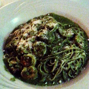 Mamma Rao's - Spaghetti with Pesto Sauce and Shrimp - Italian Near Me - Brooklyn, New York Mamma Rao's - Spaghetti with Pesto Sauce and Shrimp - Italian Near Me - Brooklyn, New York