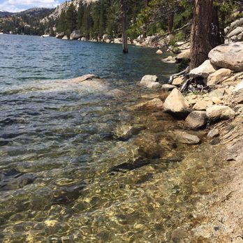 Echo Lake - Stopped to relax and take in the view - Lakes Near Me