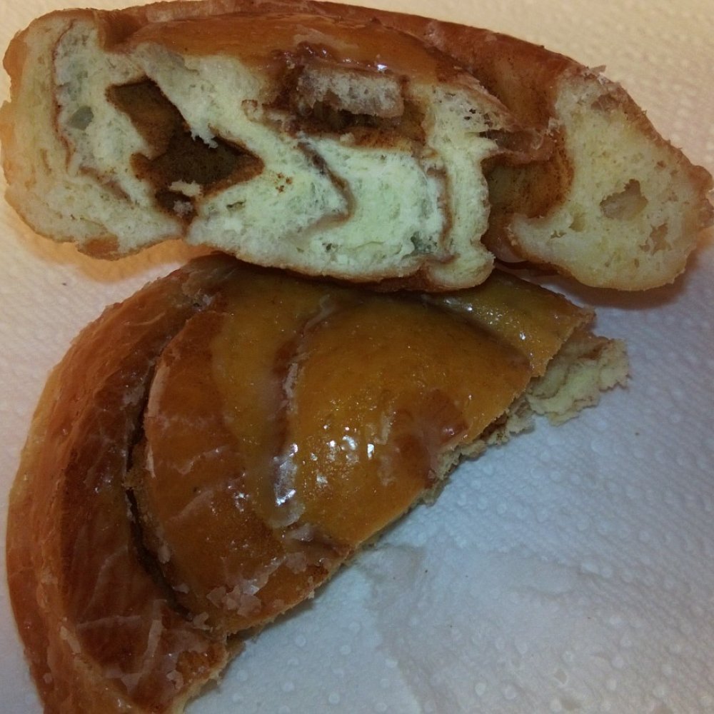 Honey Donuts - Small Cinnamon Roll Cross Section - Donuts Near Me - Santee, California Honey Donuts - Small Cinnamon Roll Cross Section - Donuts Near Me - Santee, California