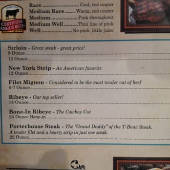 Dakota's Steak House - Steak menu - Steakhouses Near Me - Hereford, Texas Dakota's Steak House - Steak menu - Steakhouses Near Me - Hereford, Texas