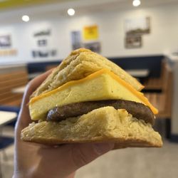 Drake's Duck In - Sausage, Egg & Cheese Biscuit
