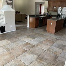 Kitchen floor Kitchen floor