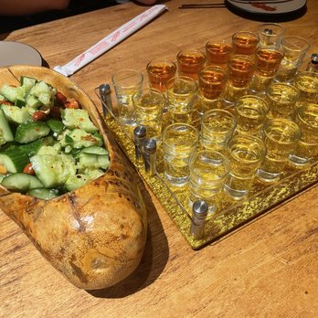 Little Skewer - cucumber salad, wine shots - Chinese Near Me - Diamond Bar, California