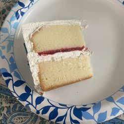 The Cake Gallery - Supposedly strawberry shortcake. Aka white cake with jam
