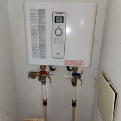 Drain Works - Electric tankless water heater.