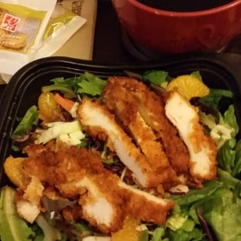 Chick-fil-A - Asian salad with spicy chicken and honey sesame sauce - Fast Food Near Me - Downey, California Chick-fil-A - Asian salad with spicy chicken and honey sesame sauce - Fast Food Near Me - Downey, California