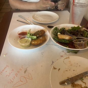 Amano - Our two apps, the fried mozzarella and the beets with goat cheese salad! Yum yum - Pizza Near Me - Las Vegas, Nevada Amano - Our two apps, the fried mozzarella and the beets with goat cheese salad! Yum yum - Pizza Near Me - Las Vegas, Nevada