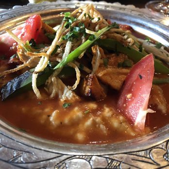 Talullas - Hunkar Begendi (Sultan's Delight). It was wonderful with the eggplant purée on the bottom. - Middle Eastern Near Me - Chapel Hill, North Carolina Talullas - Hunkar Begendi (Sultan's Delight). It was wonderful with the eggplant purée on the bottom. - Middle Eastern Near Me - Chapel Hill, North Carolina