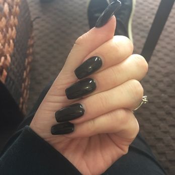 Vogue Salon & Spa - Beautiful coffin black nail set by Sami! I've followed her everywhere and been going to her for nearly 2 years. You won't be dissatisfied. - Hair Salons Near Me - Vacaville, California Vogue Salon & Spa - Beautiful coffin black nail set by Sami! I've followed her everywhere and been going to her for nearly 2 years. You won't be dissatisfied. - Hair Salons Near Me - Vacaville, California