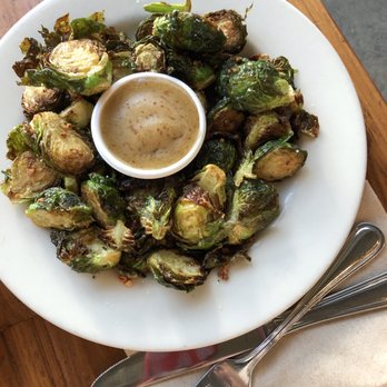 Floret - Crispy fried Brussels sprouts with sherry vinaigrette and fried garlic ($9.50) - Vegetarian Near Me - Seattle, Washington Floret - Crispy fried Brussels sprouts with sherry vinaigrette and fried garlic ($9.50) - Vegetarian Near Me - Seattle, Washington