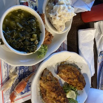 Cedar River Seafood - Crabmeat stuffed red snapper dinner - Seafood Near Me - Inverness, Florida Cedar River Seafood - Crabmeat stuffed red snapper dinner - Seafood Near Me - Inverness, Florida