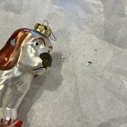 Beekman Arms Antique Market - Broken ornament upon unwrapping