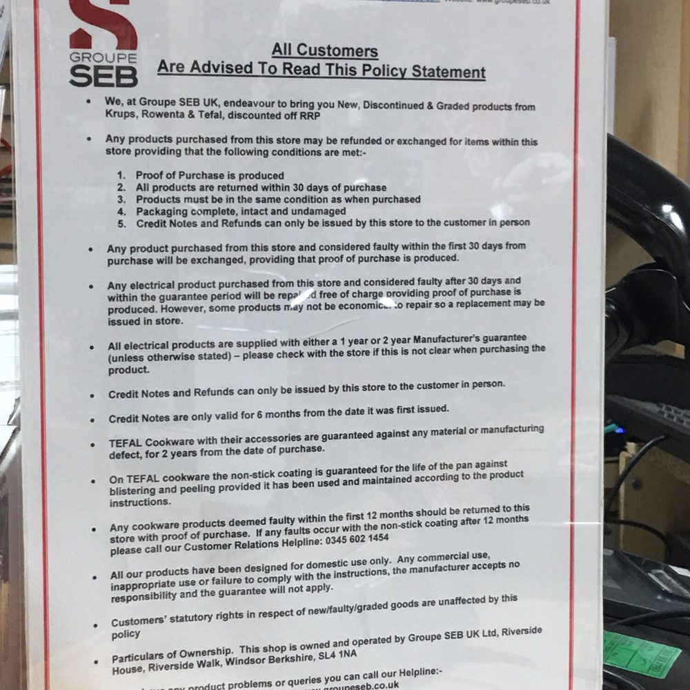 Tefal Outlet Store - Statement - Kitchen & Bath Near Me - Salford, XGM
