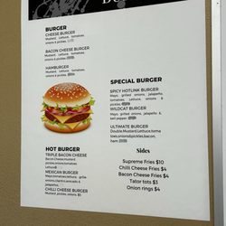 Dos Hermanas Burgers & Mexican Food - Menu 1/25/25