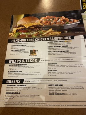 Menu photo 3 Buffalo Wild Wings Fresno, CA