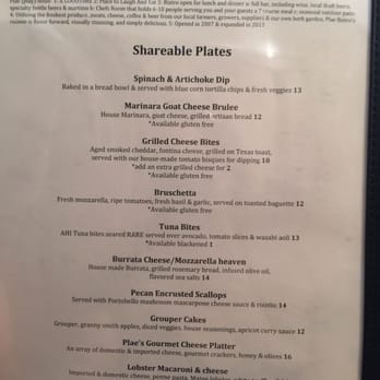 Plae Bistro - New American Near Me - Green Bay, Wisconsin