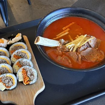 BBMyun - Bulgogi-cheese kimbap and Spicy Beef Ramen - Noodles Near Me - Duluth, Georgia