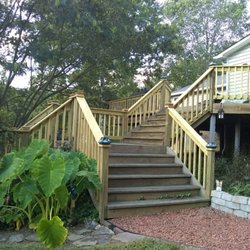 Arteaga Lawn & Home Improvements - deck rail installation.