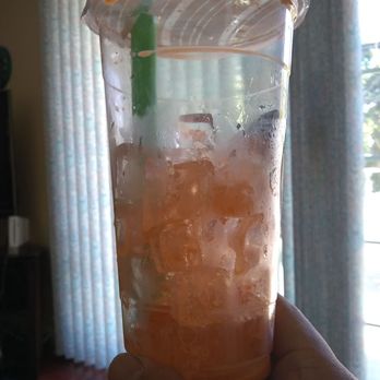 Calitea - 60% cup of ice after 30min. I asked for light ice. - Coffee & Tea Near Me - Huntington Beach, California Calitea - 60% cup of ice after 30min. I asked for light ice. - Coffee & Tea Near Me - Huntington Beach, California