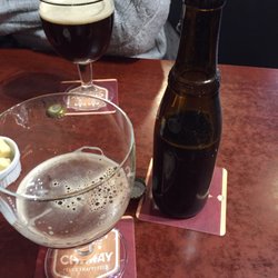 The Queen Mary - The place to drink a Westvleteren in Chimay. UK style pub with a lot of biking gears hung on the walls. Good place!