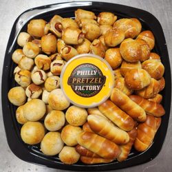 Philly Pretzel Factory - Ask about out meat sampler platter