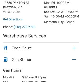 Costco Gasoline - Their hours - Gas Stations Near Me - Pacoima, California
