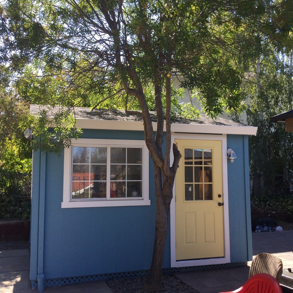 Custom Painting - New life to the shed. Cosmetics made a huge difference. - Painters Near Me - Livermore, California