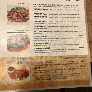 The Thonglor - Menu - Thai Near Me - San Francisco, California