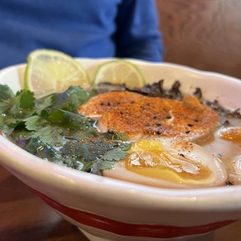 Bakudan Ramen - a close up of a bowl of ramen - Ramen Near Me - San Antonio, Texas
