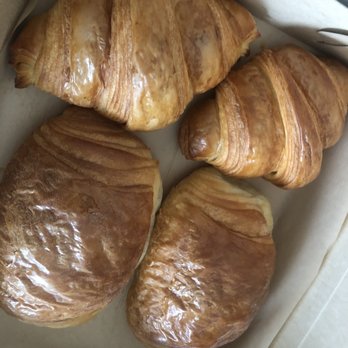 Oh La La - Bottom: pain au chocolat Top: regular croissant - Bakeries Near Me - Pasadena, California Oh La La - Bottom: pain au chocolat Top: regular croissant - Bakeries Near Me - Pasadena, California