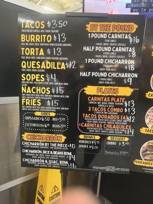 Menu photo 4 Don Carnitas North Las Vegas, NV