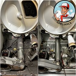 Dryer Maintenance Cleaning. Prevent unnecessary wear and tear and fire hazards. Call my appliance guy to book yours today! 818-452-5256