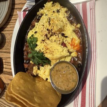 Yardbird - SMOKED BRISKET HUEVOS RANCHEROS - Southern Near Me - Las Vegas, Nevada Yardbird - SMOKED BRISKET HUEVOS RANCHEROS - Southern Near Me - Las Vegas, Nevada