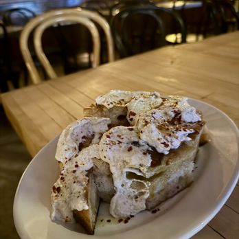 Fossetta - Focaccia, ricotta & hot honey - Italian Near Me - New York, New York Fossetta - Focaccia, ricotta & hot honey - Italian Near Me - New York, New York