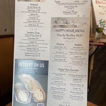 Amedeo - On the table when you walk in - Pizza Near Me - Las Vegas, Nevada Amedeo - On the table when you walk in - Pizza Near Me - Las Vegas, Nevada